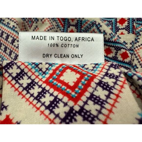 Francis + Benedict Floral Midi Length Circle Skirt, Rare, Made In Africa - Picture 4 of 4